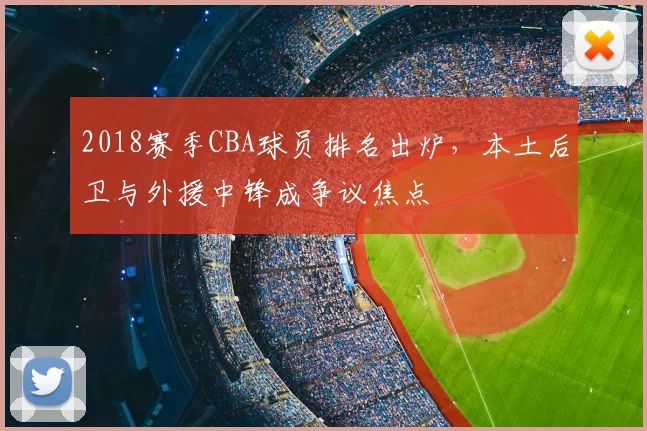 2018赛季CBA球员排名出炉，本土后卫与外援中锋成争议焦点