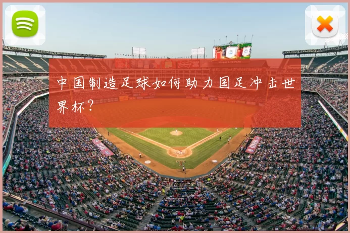 中国制造足球如何助力国足冲击世界杯?